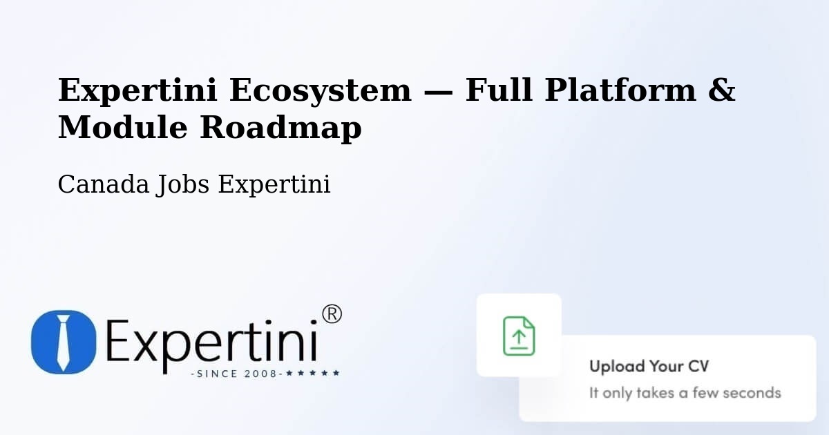 Expertini Ecosystem — Full Platform & Module Roadmap – Wild Rose
